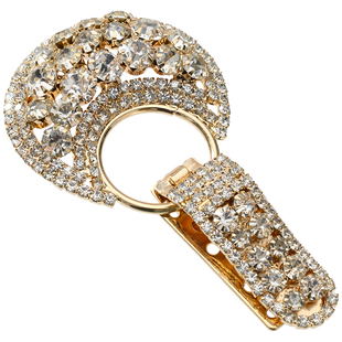 貂皮大衣扣子鸭嘴扣系列皮草专用扣高档衣服带钻女水貂绒对扣纽扣