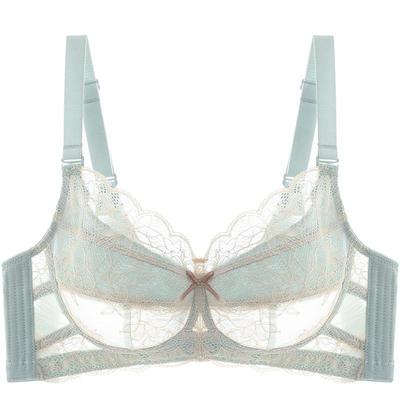 大胸显小超薄款收副乳无钢圈文胸