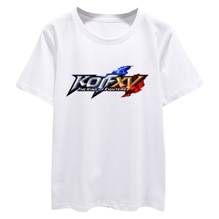 拳皇15格斗KOF15ps5游戏周边短袖T恤衫男女纯棉半截袖体恤