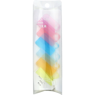 巨门随意夹彩色糖果色简约文件分类夹分页夹收纳试卷多功能磁性夹