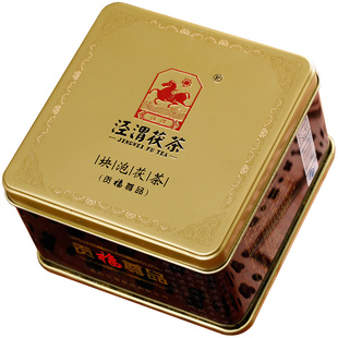 泾渭茯茶 黑茶茯砖 陕西正宗金花伏茶砖泾阳茯砖茶 贡福尊品 280g
