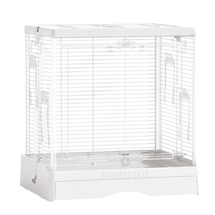 布卡星50星赏笼鹦鹉鸟笼大型牡丹虎皮专用豪华大号透明观赏鸟笼子
