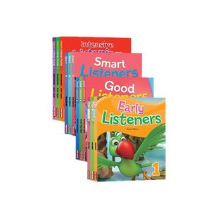 原版进口 Listeners美国中小学听力专项系统化训练全套12阶段 欧标A1-B2 剑桥KET PET FCE