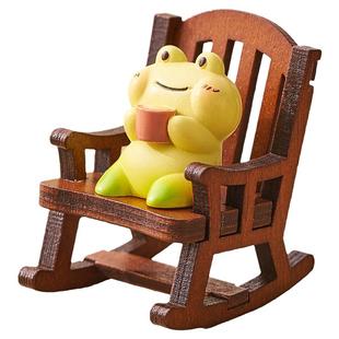 可爱青蛙解压治愈情绪稳定神器桌面小摆件办公室女生工位好物装饰