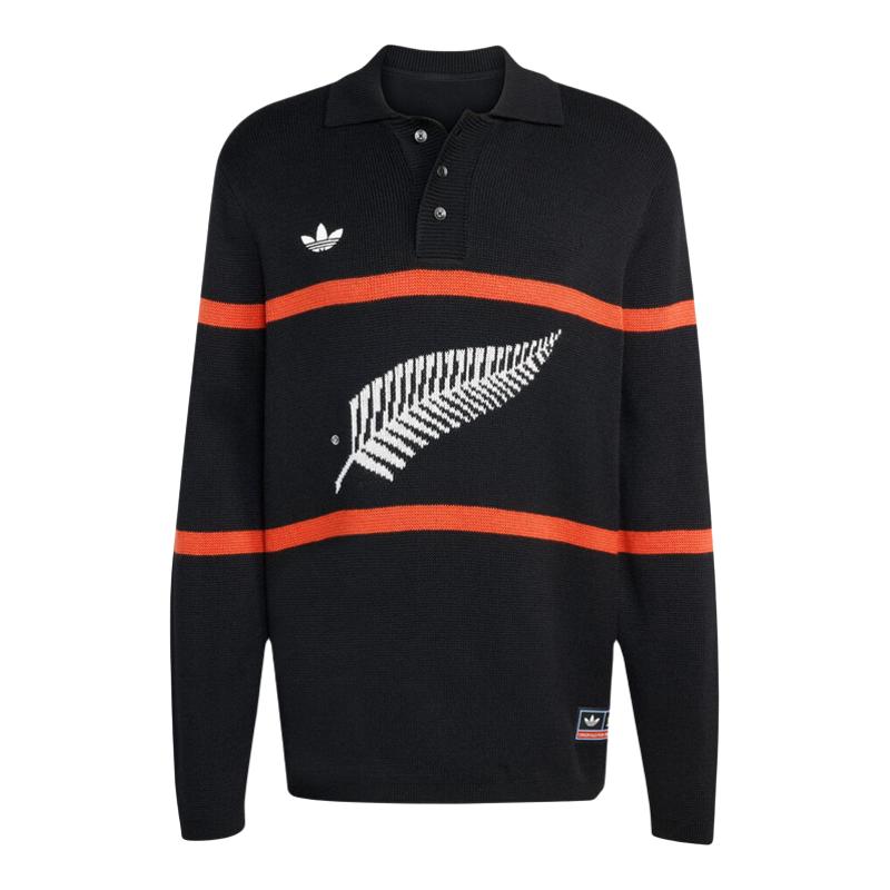 【自营】adidas阿迪三叶草男子KNITTED POLO毛衣运动套头衫KG4640