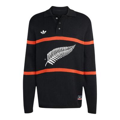 【自营】adidas阿迪三叶草男子KNITTED POLO毛衣运动套头衫KG4640
