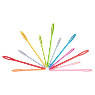 缝毛衣的针大号眼孔针粗圆头直穿线手工缝合针线塑料儿童玩具编织