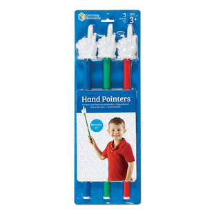 learning resources手指学习资源手型指针3件套儿童过家家玩具3+