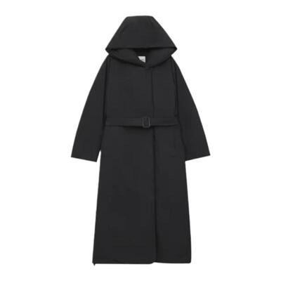 GOLDEN BARRY金和百瑞【一件过冬】连帽系带过膝长款鹅绒服132054