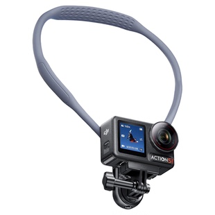 适用大疆action6/5pro/4/3挂脖支架SE2.0挂脖gopro运动相机acepro2手机挂脖大疆pocket4/3胸前固定支架