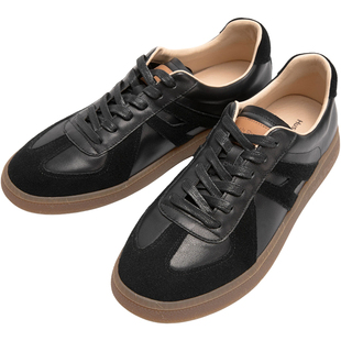 暇步士德训鞋男春秋新款复古阿甘鞋真皮休闲鞋百搭板鞋时尚运动鞋