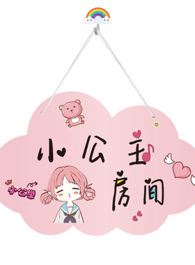 小公主房间门牌儿童女生励志挂牌