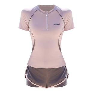 泳衣女2025新款保守分体女士成人游泳馆专用泳装遮肉显瘦游泳装女