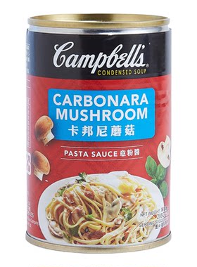 金宝 卡邦尼蘑菇意粉酱295克酱类调料瓶装酱料调味品包装家用酱料