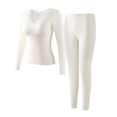 贴片护肚防寒秋衣秋裤保暖套装女