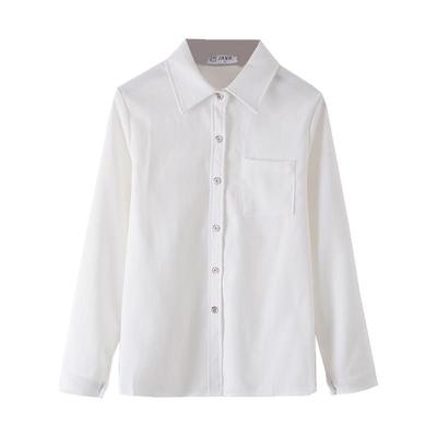 运费险长袖衬衫简约磨毛内搭上衣
