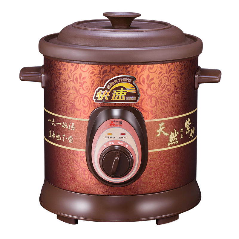 三源正宗紫砂电炖锅4-8人用6L
