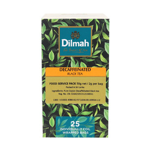 Dilmah迪尔玛低因红茶茶包 脱咖啡因纯红茶孕妇可以喝的茶 可冷泡