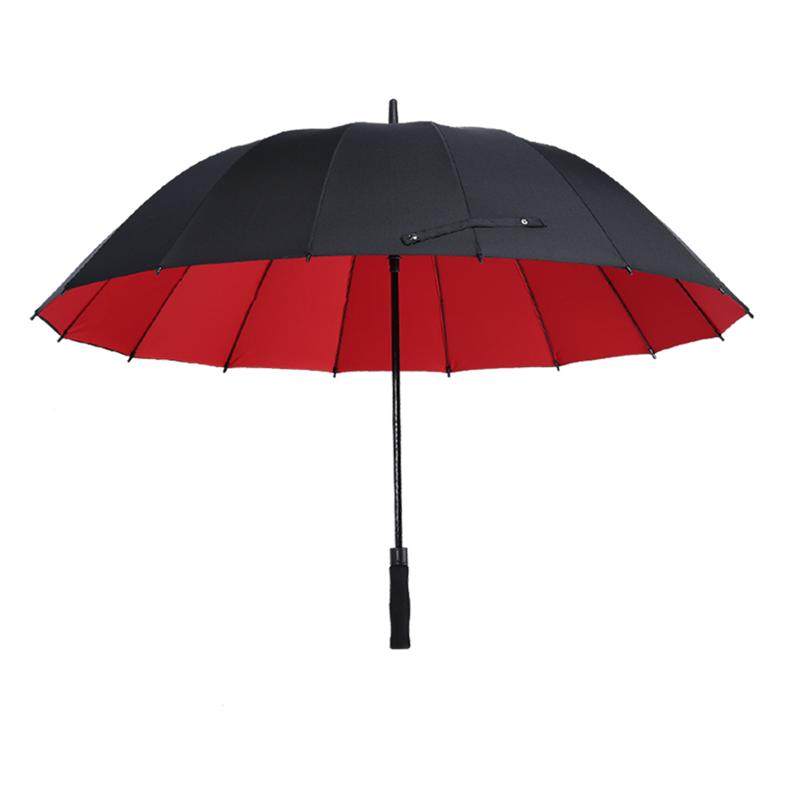 32骨加固双层加厚超大长柄雨伞