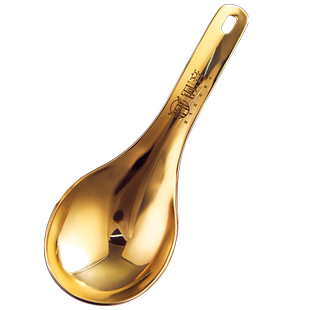 纯黄铜勺子铜刮痧板纯铜脸部拨筋板家用全身通用经络疏通刮痧勺子