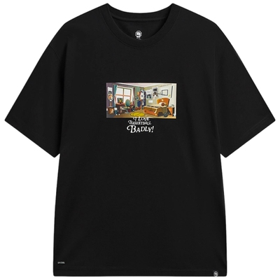 LI-NING李宁男子潮流百搭舒适运动休闲短袖T恤AHSW183-3