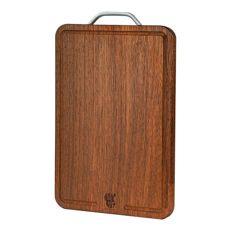 黑金檀木菜板整木大号砧板抗菌防霉家用食品级乌檀实木切菜板案板