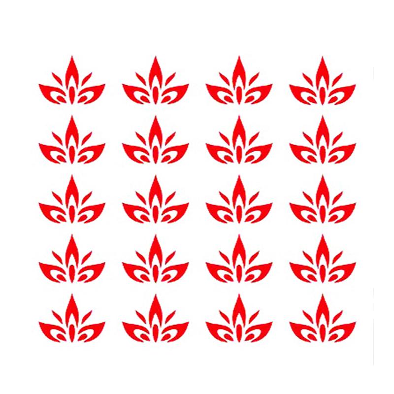 汉服花钿古装额头红点眉心贴古风儿童纹身脸部成人美人痣贴纸印花
