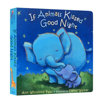 如果动物亲吻说晚安 英文原版绘本 If Animals Kissed Good Night 英文版 儿童英语启蒙睡前故事图画书 纸板书 进口原版书籍
