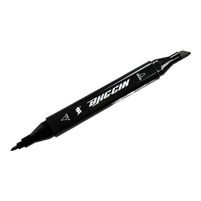 BJHG马克笔字母笔杆印花双头纤维