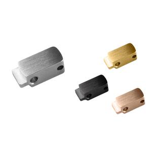 适用AP爱彼钢带换胶带皮表带转接钢粒15500/15400/26331头粒配件