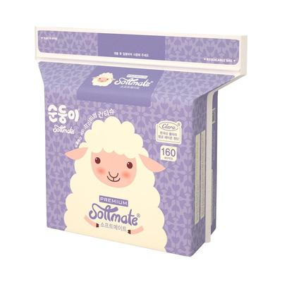 顺顺儿160片婴儿绵柔巾大包家用