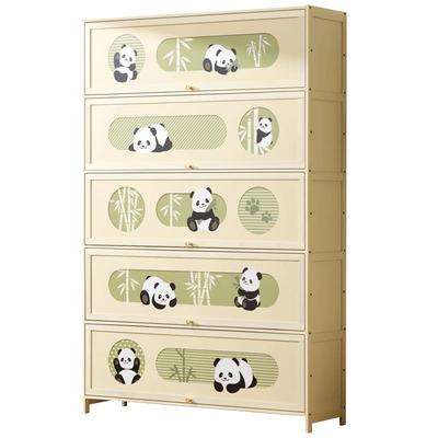 十一维度卡通印花翻门鞋柜