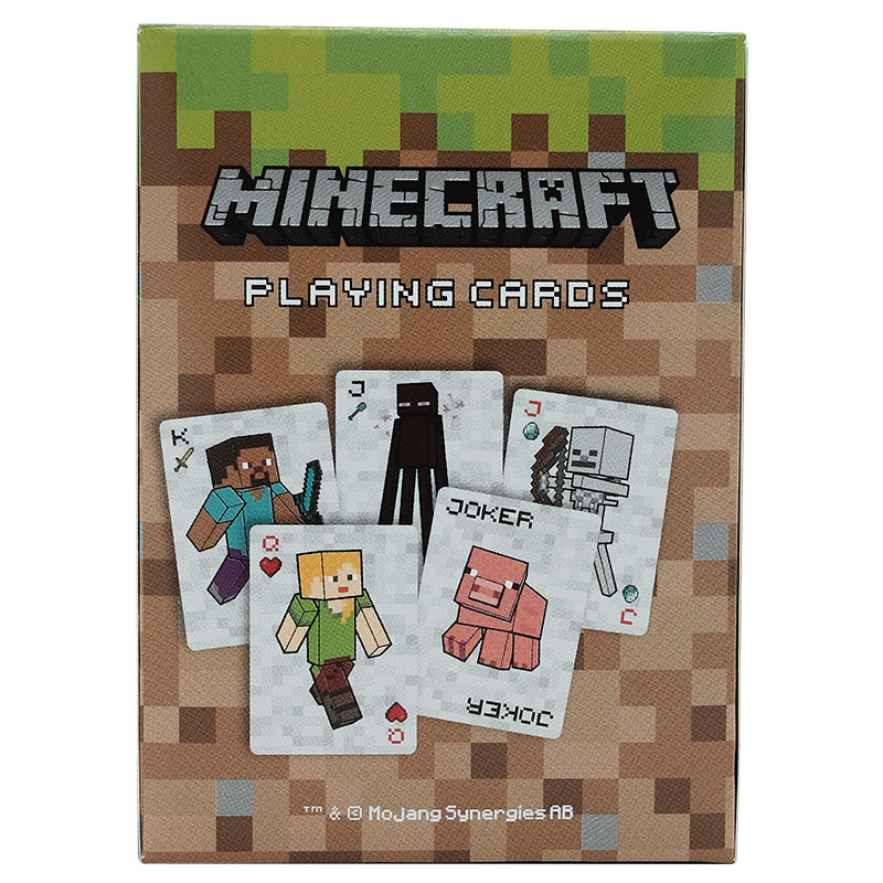 我的游戏世界周边扑克牌Minecraft儿童桌游卡片扑克聚会纸牌玩具