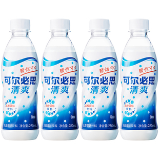 【U先】可尔必思乳酸菌味饮料清爽解腻0脂肪原味饮品280ml*4瓶装