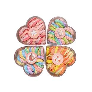 宝宝扎小啾啾发绳儿童不伤发皮筋女童彩色头绳小女孩扎辫拇指发圈