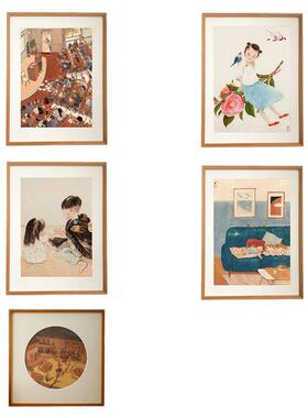 一二山微瑕清仓捡漏特惠装饰画集合皇小小原创新中式水墨画