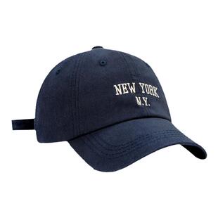 韩国潮牌水洗刺绣软顶棒球帽网红街拍显脸小鸭舌帽女日系牛仔帽男