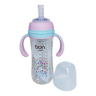 BUN贝优能PPSU直饮吸嘴奶瓶杯德国进口材质大宝宝护齿防呛300ml