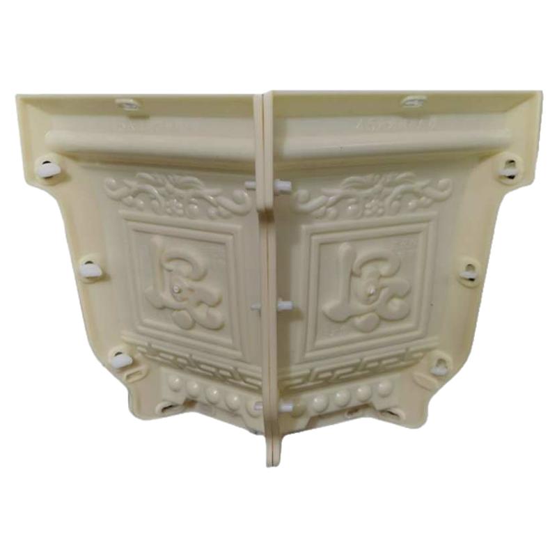 六角水泥花盆模具手工自制花盘建筑模型园林绿化号塑料花盒模板大