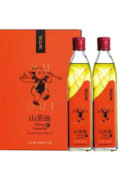 黄山裕籽贵山茶油礼盒 食用油 纯正冷榨 500ml×2 送礼长辈