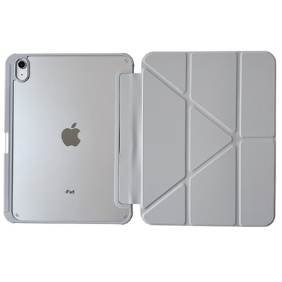 寻壳适用Y+3折纯色亚克力2026ipadpro苹果平板保护套防摔Air345789代壳第十代12.9寸女A带笔槽硬简约三星A11+