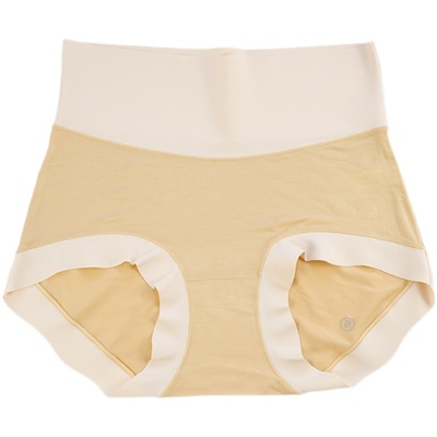 裸感高腰莫代尔内裤女艾草抗菌