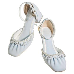 椿之舞原创Lolita鞋女鞋粗跟凉鞋秋季百搭单鞋日常日系现货lo鞋