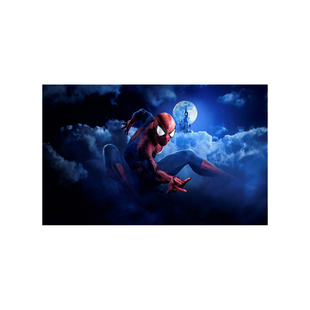 蜘蛛侠地毯漫威复仇者联盟家用客厅茶几垫卧室床边飘窗方形地毯垫