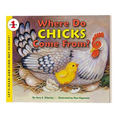 英文原版 Let's Read and Find Out 1 Where Do Chicks Come From 自然科学启蒙阅读与发现 小鸡从哪里来 英文版 进口英语原版书籍