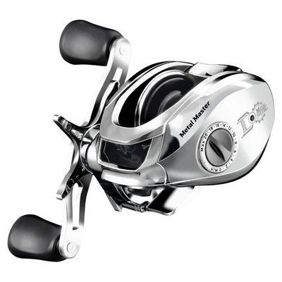 皓顿金属大师DC路亚水滴轮鱼线轮泛用微物远投海钓防炸线渔轮电镀