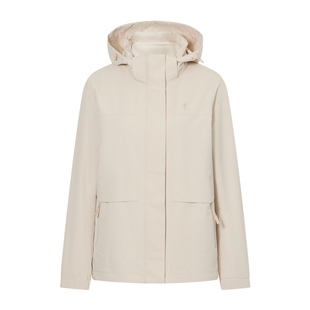 【特惠】POLOWALK女装外套连帽两件套女士秋冬时尚夹克可拆卸内胆