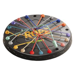 解绳大挑战儿童益智逻辑训练玩具结绳系列趣味玩具绳子解密游戏