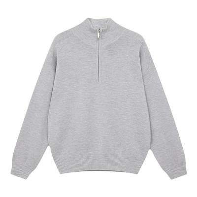 blueerdos100%绵羊毛卫衣针织衫