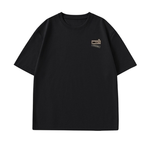 班尼路纯棉短袖体恤男士春秋季宽松圆领半袖男生休闲百搭上衣男LF